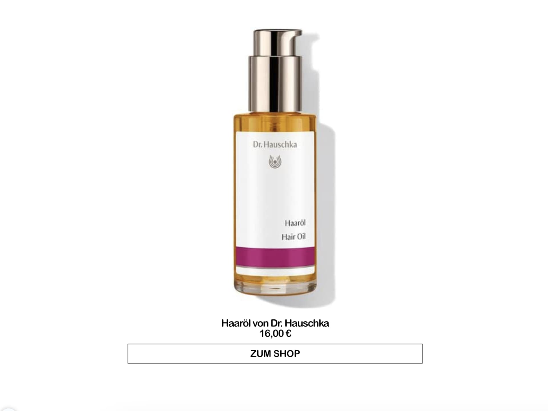 Haaröl von Dr. Hauschka